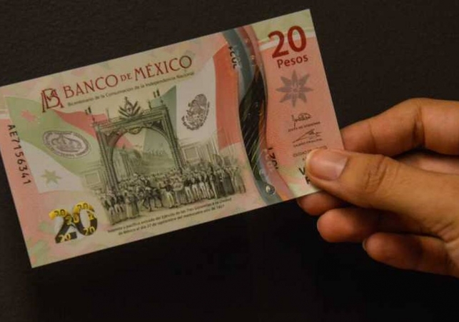 Nuevo billete de 20 pesos es puesto a circulacion